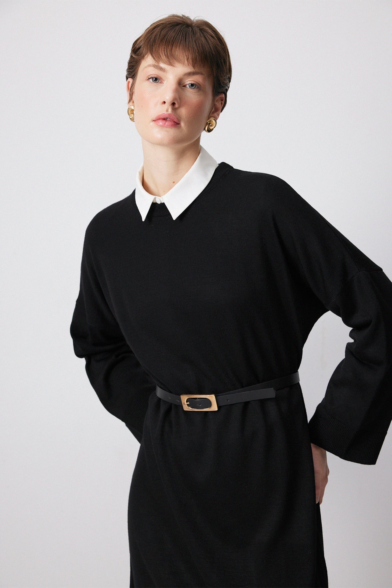 OVERSIZE TRİKO ELBİSE