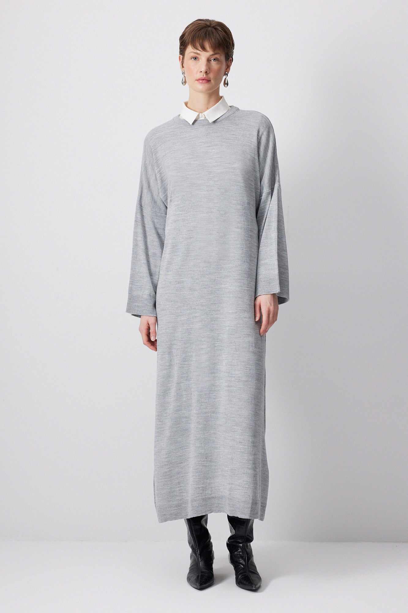 OVERSIZE TRİKO ELBİSE