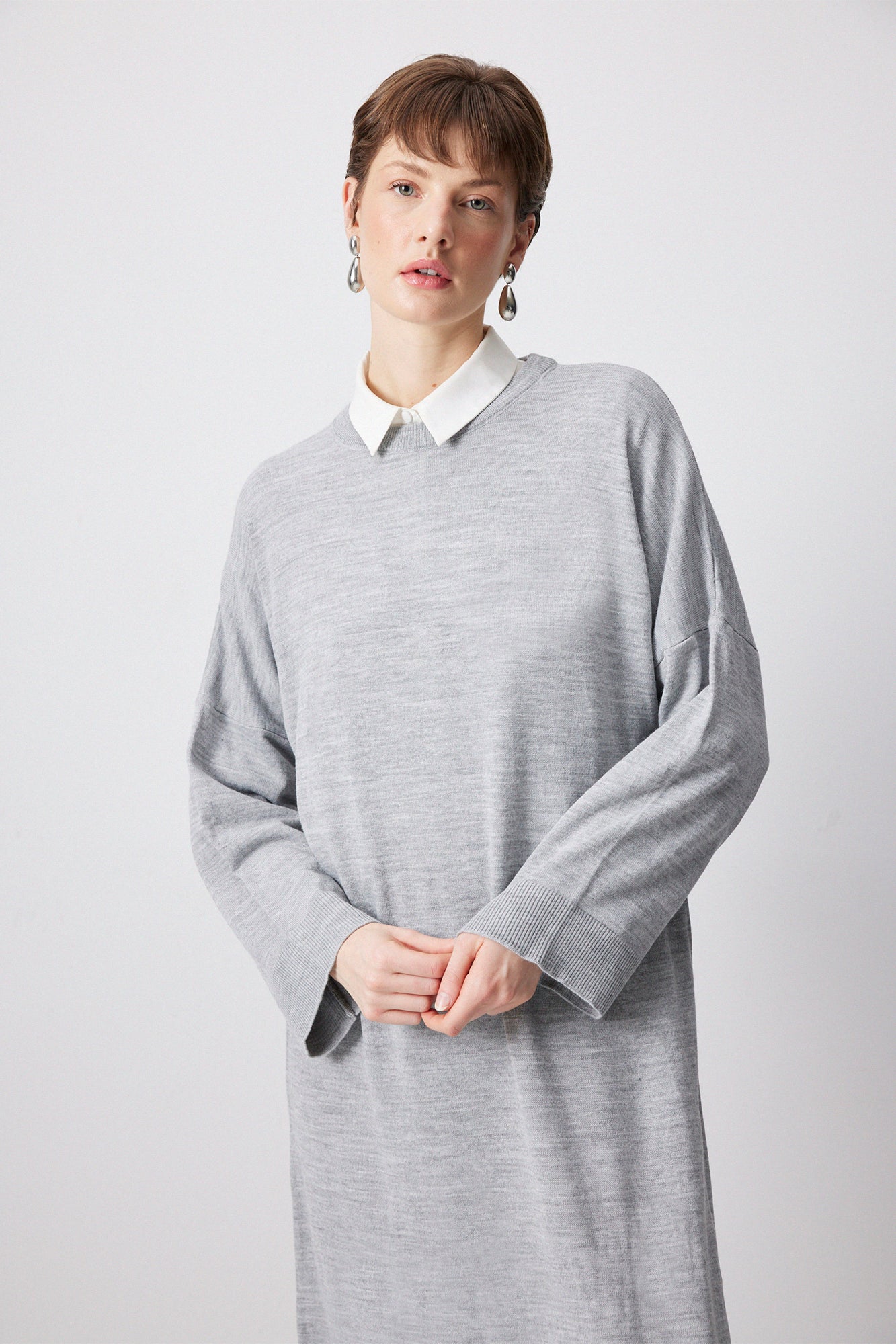OVERSIZE TRİKO ELBİSE