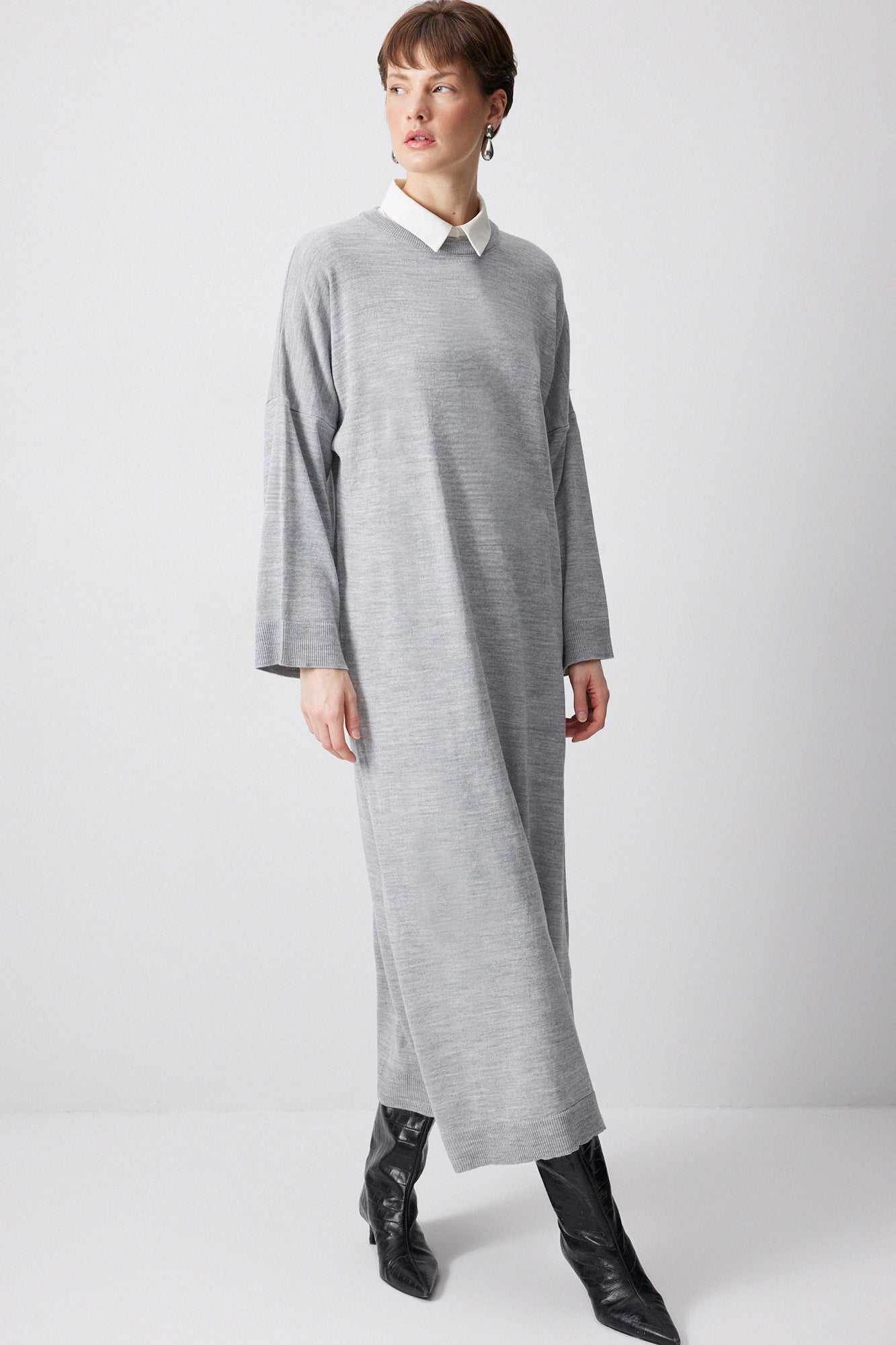 OVERSIZE TRİKO ELBİSE