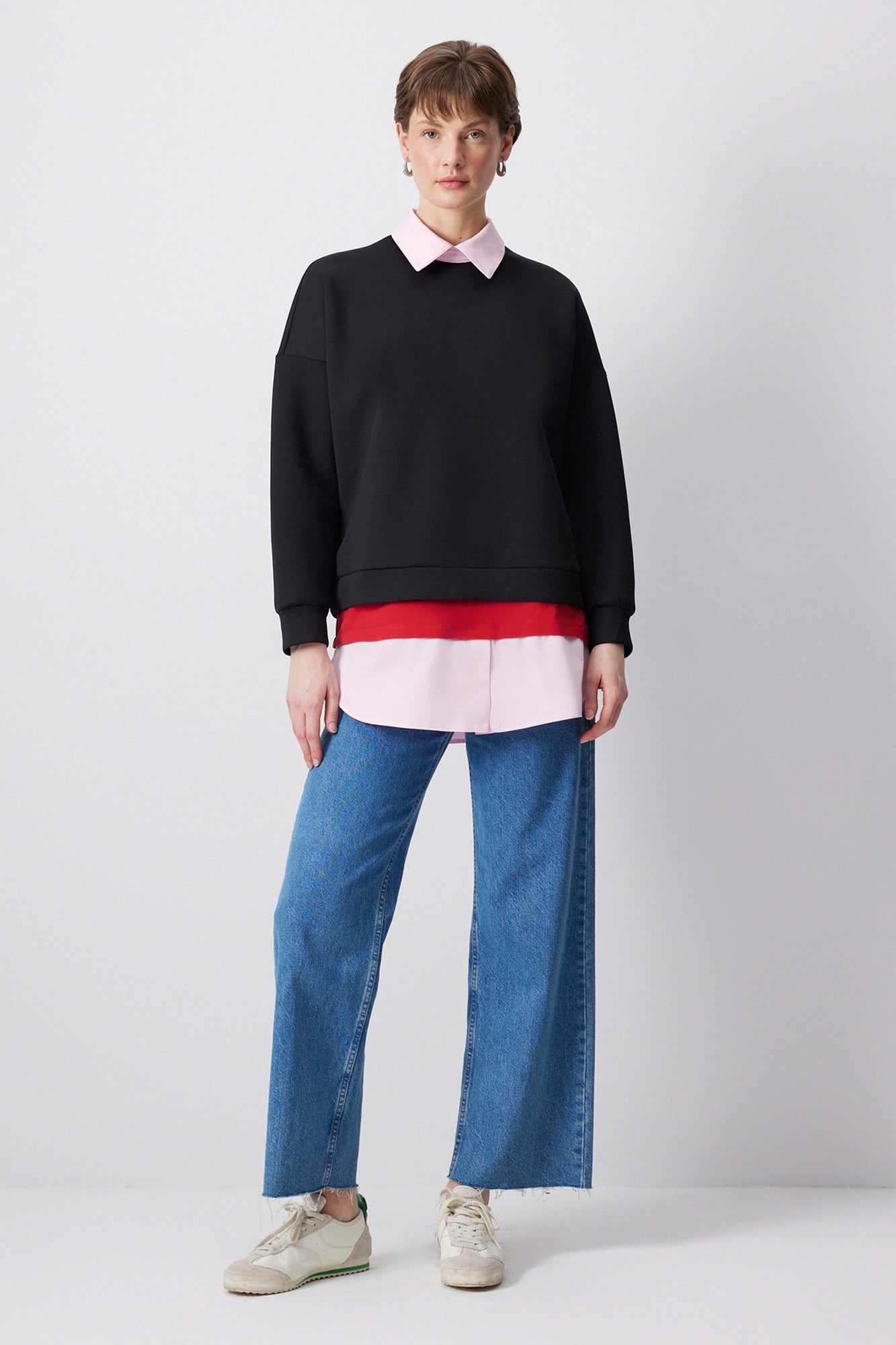 GÖMLEK YAKA SCUBA SWEATSHIRT