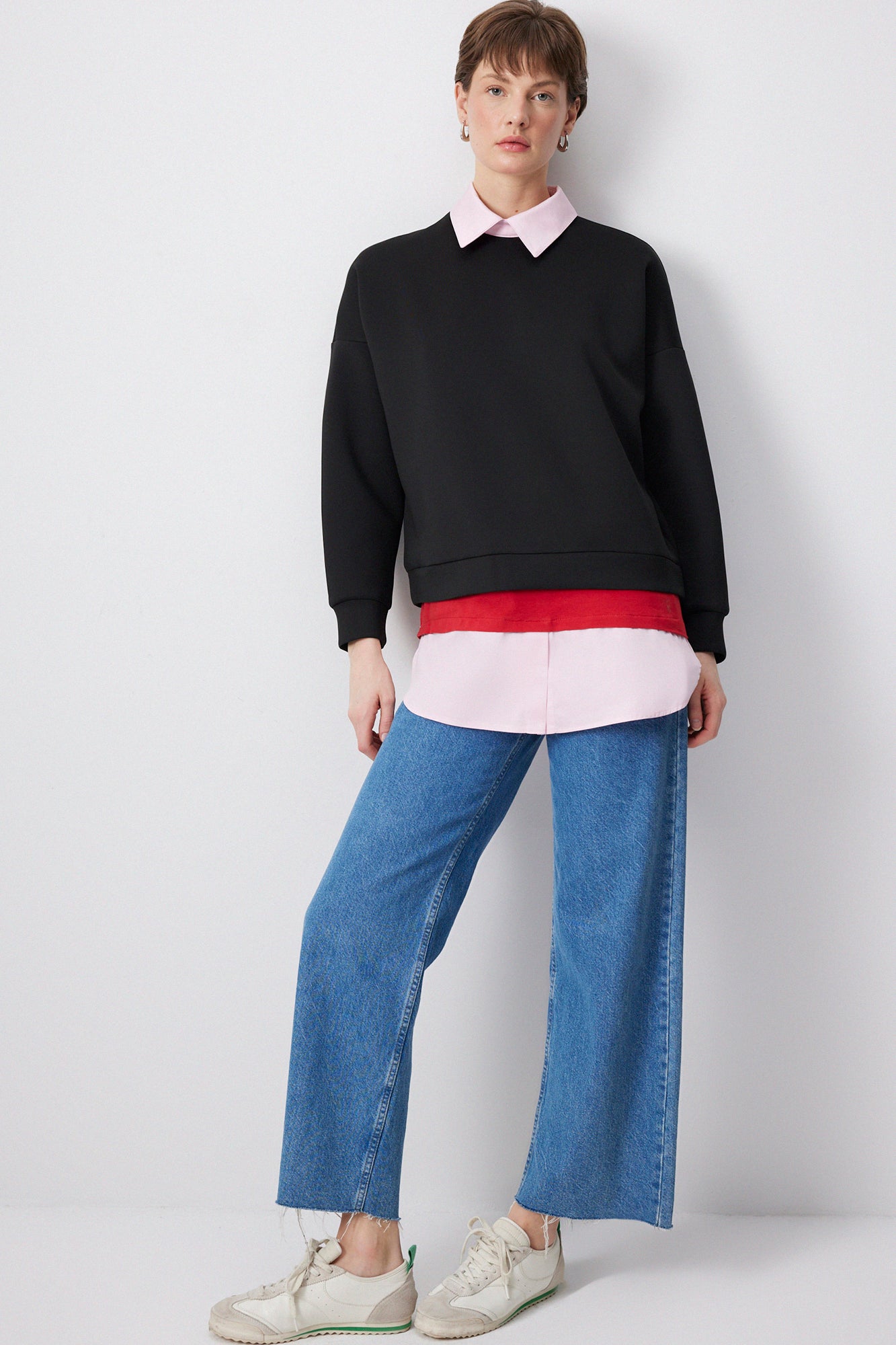 GÖMLEK YAKA SCUBA SWEATSHIRT