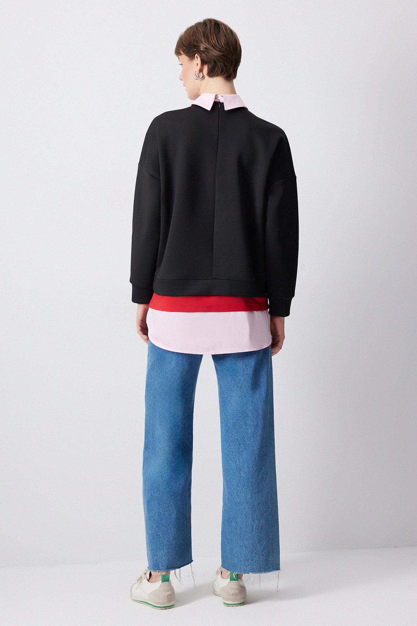 GÖMLEK YAKA SCUBA SWEATSHIRT