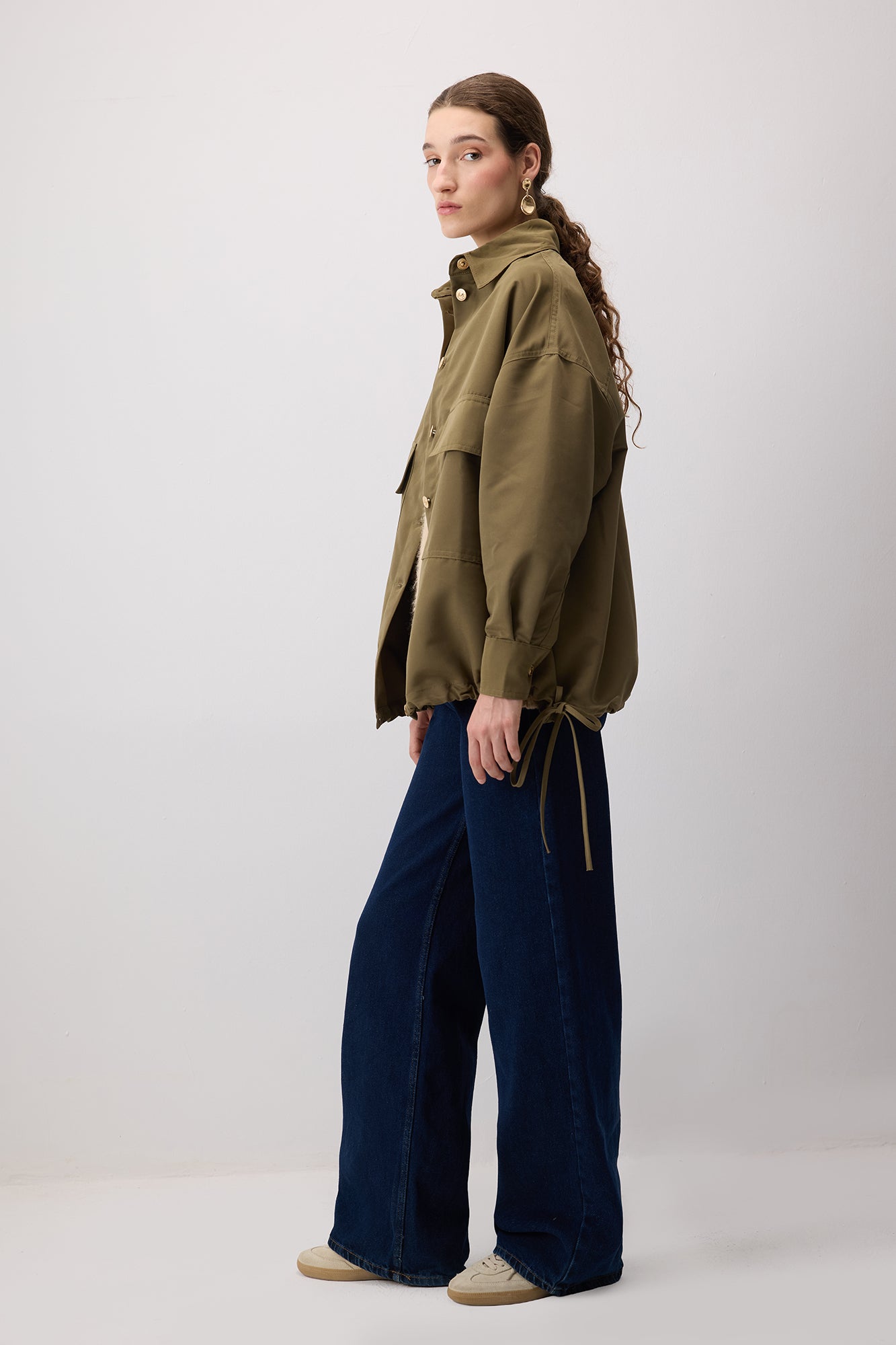 BÜZGÜLÜ OVERSIZE CEKET