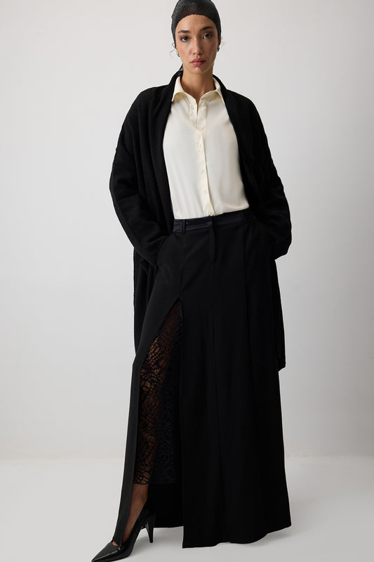 CEPLİ OVERSIZE TRİKO HIRKA