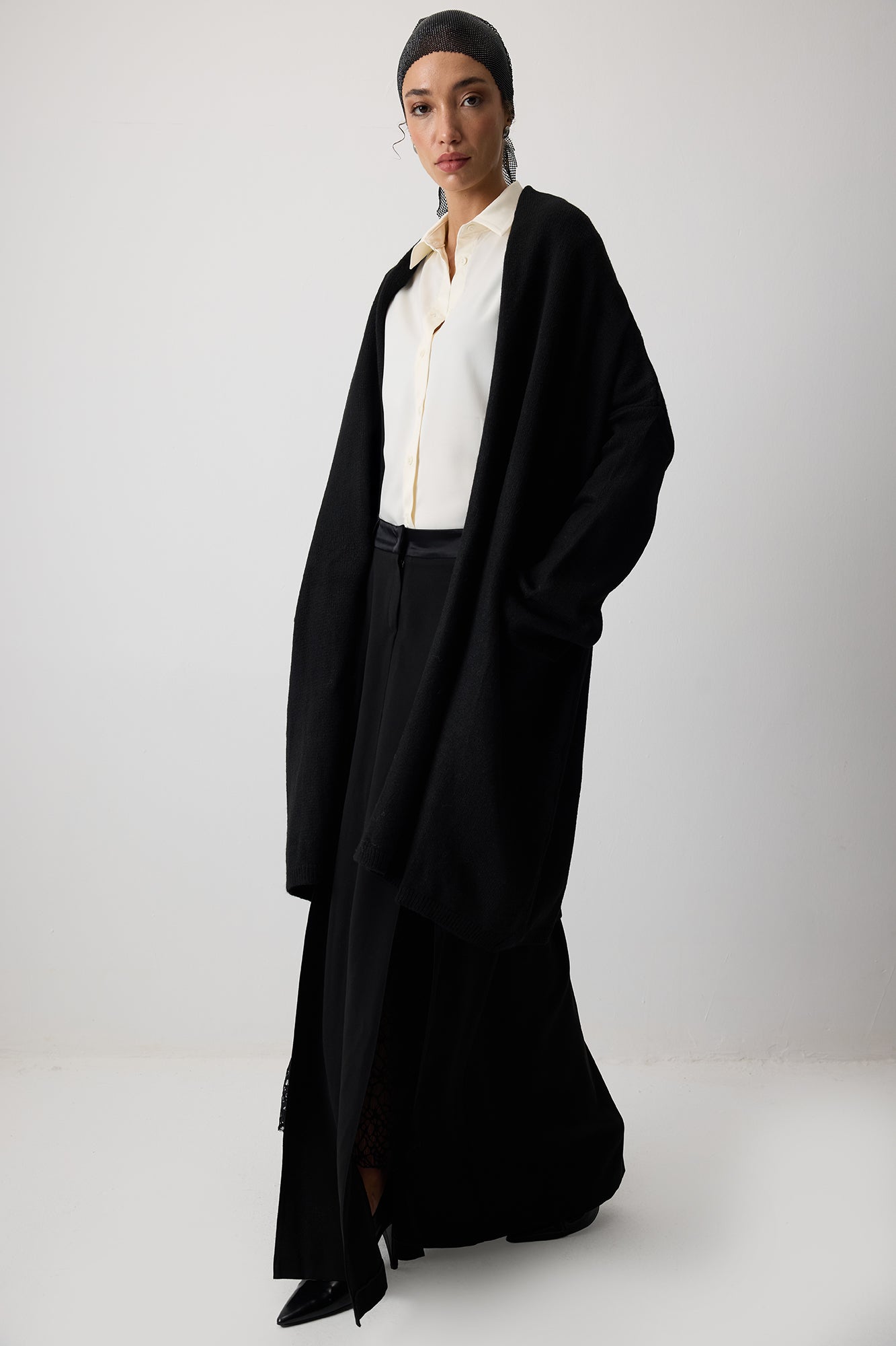 CEPLİ OVERSIZE TRİKO HIRKA