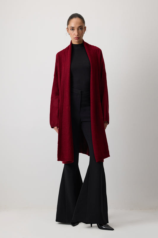 CEPLİ OVERSIZE TRİKO HIRKA