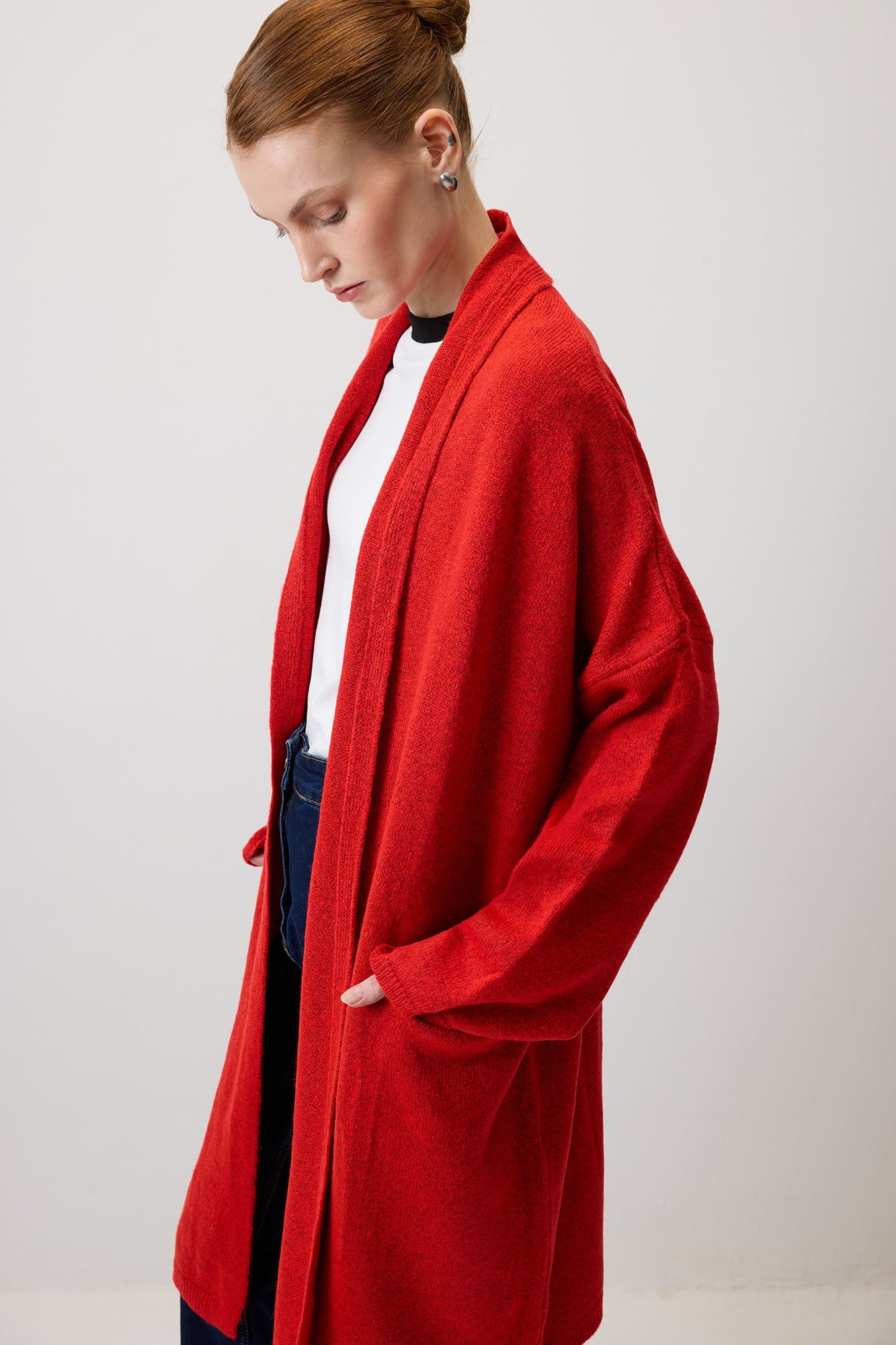 CEPLİ OVERSIZE TRİKO HIRKA