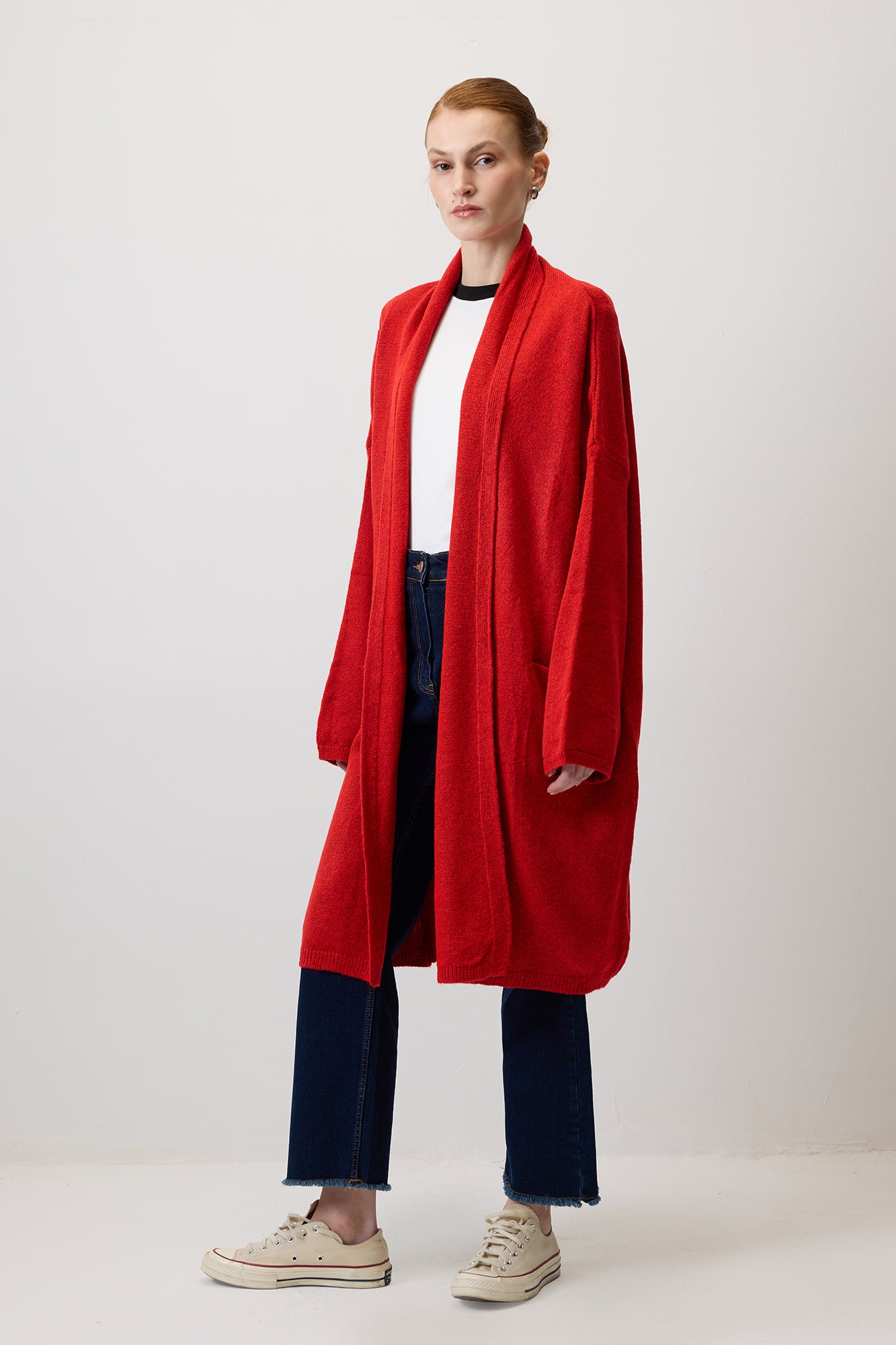 CEPLİ OVERSIZE TRİKO HIRKA