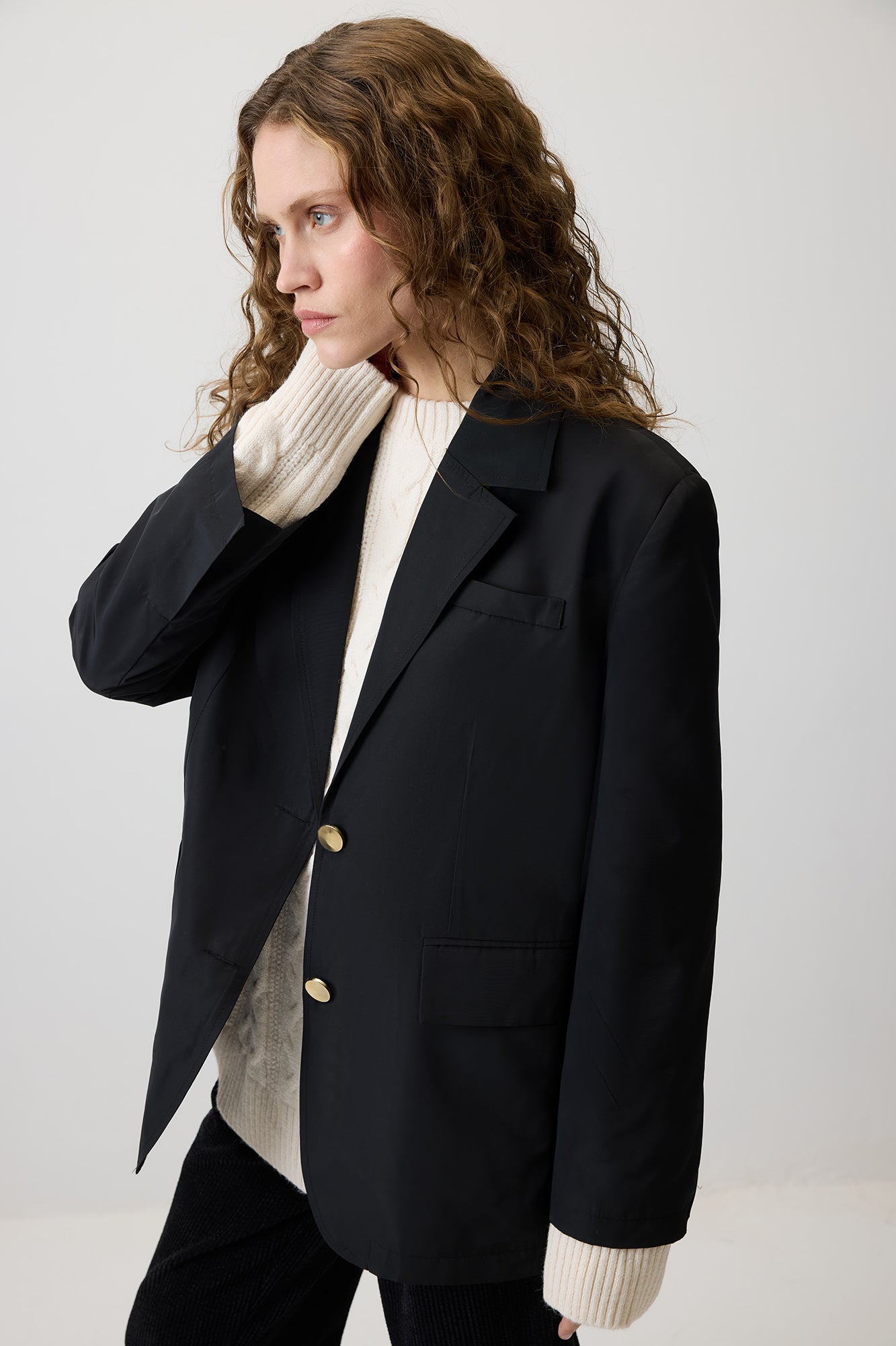 PARAŞÜT KUMAŞ BLAZER CEKET