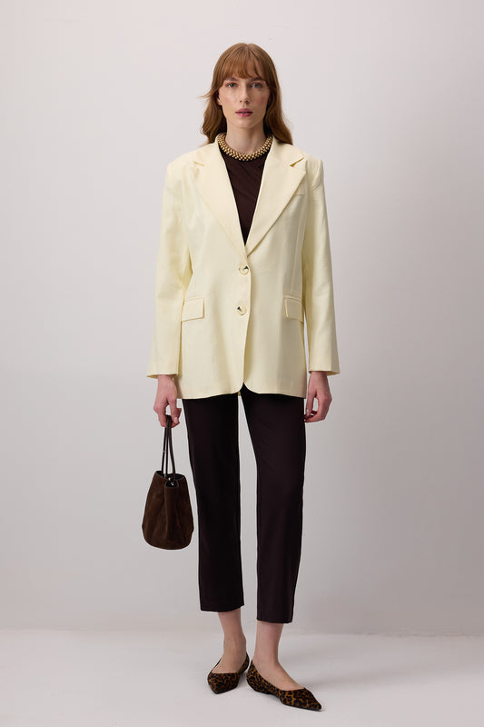 ÇİFT YIRTMAÇLI BLAZER CEKET