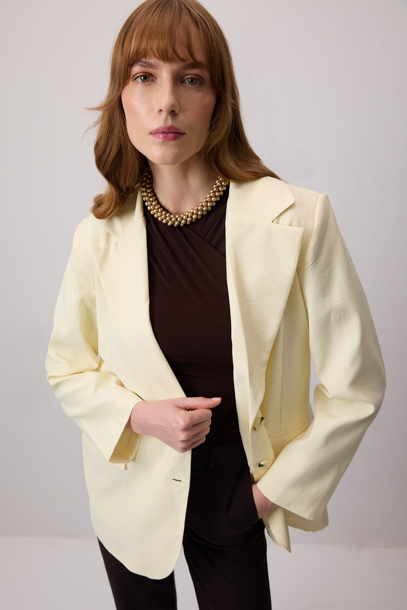 ÇİFT YIRTMAÇLI BLAZER CEKET