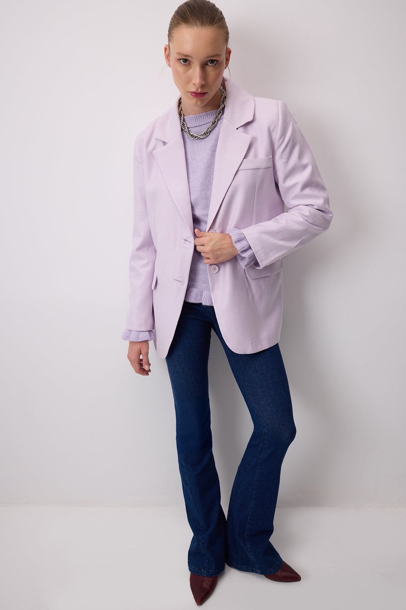 ÇİFT DÜĞMELİ BLAZER CEKET