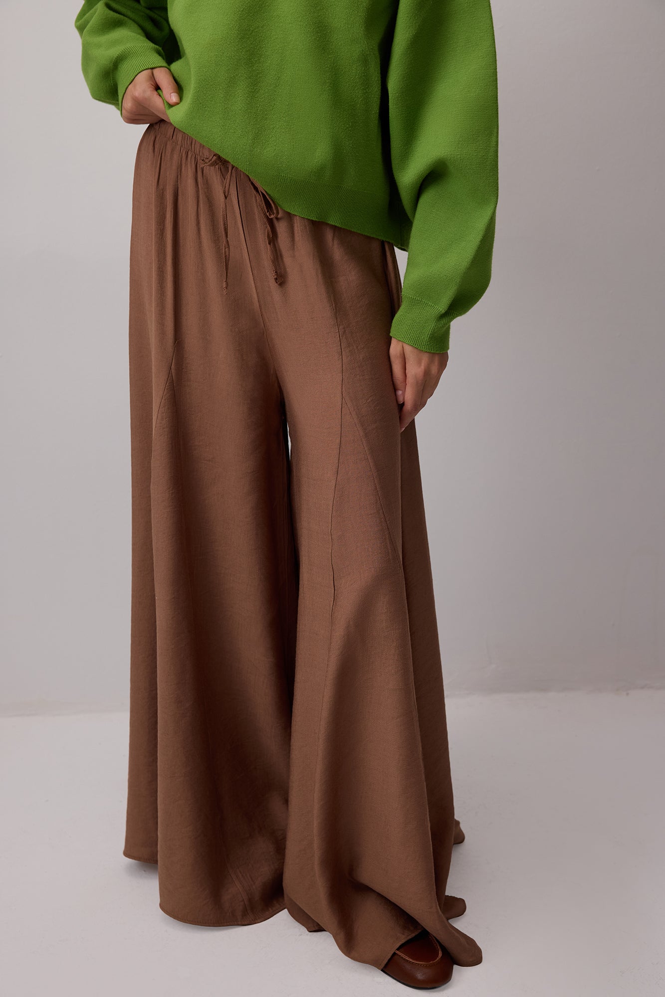 BELİ LASTİKLİ PANTOLON ETEK