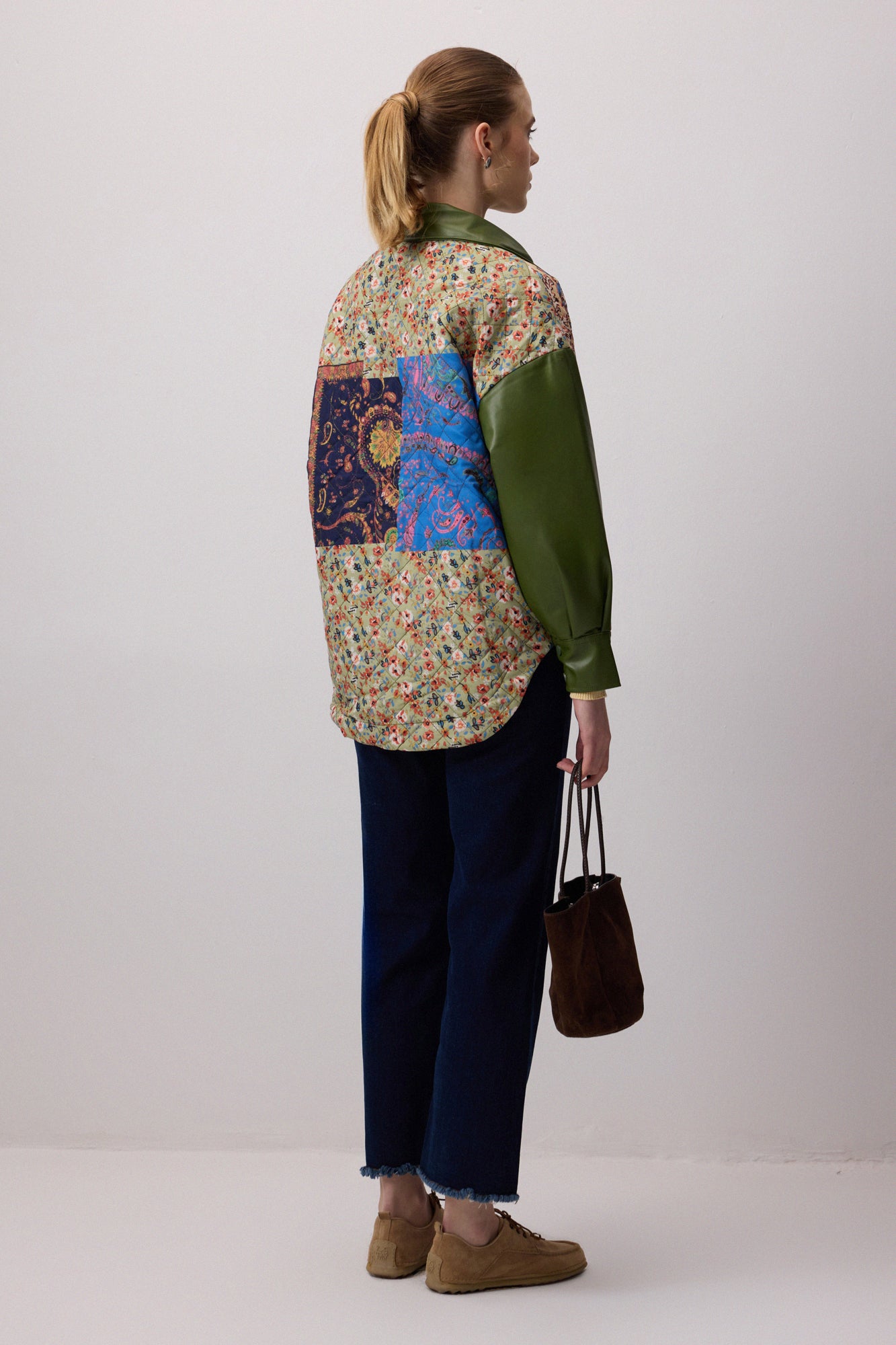 PATCHWORK DESENLİ CEKET