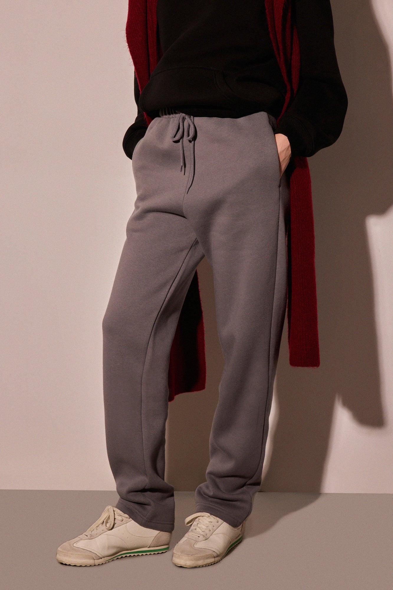 BELİ LASTİKLİ ÖRME PANTOLON