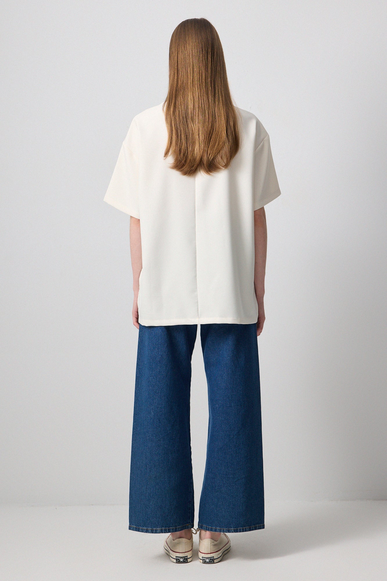 KISA KOLLU KREP T-SHIRT