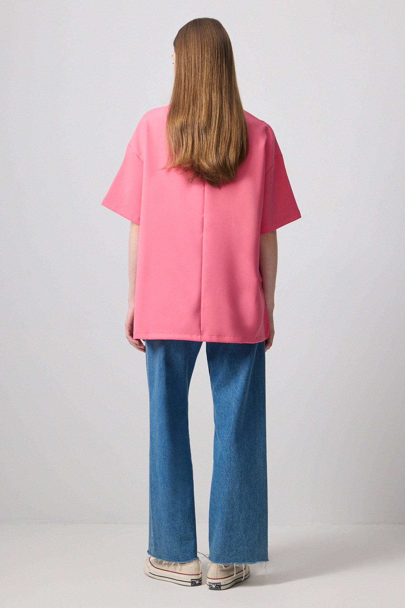 KISA KOLLU KREP T-SHIRT