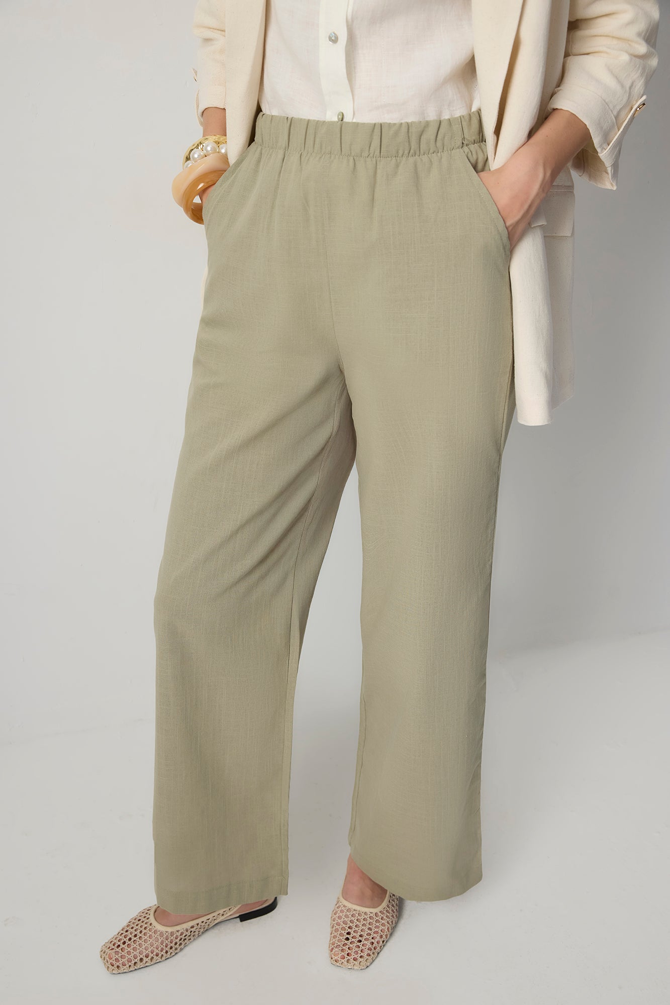 %100 PAMUKLU BOL PAÇA PANTOLON