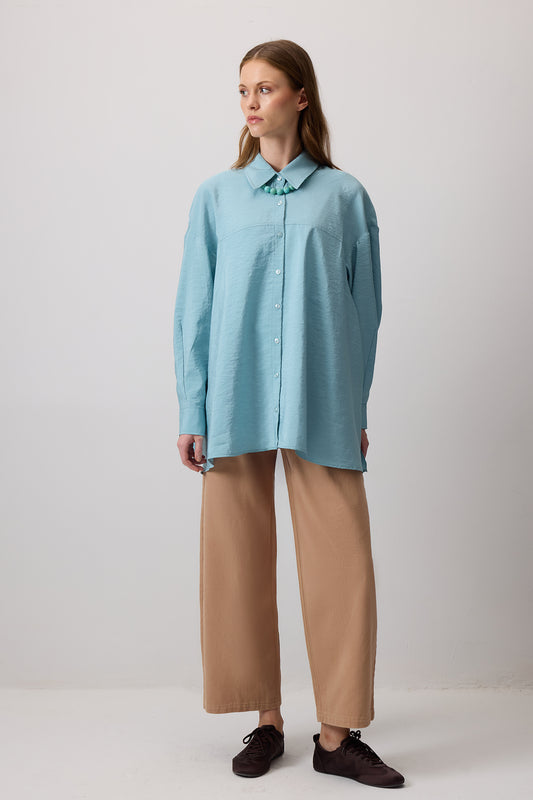 OVERSIZE KUPRA GÖMLEK