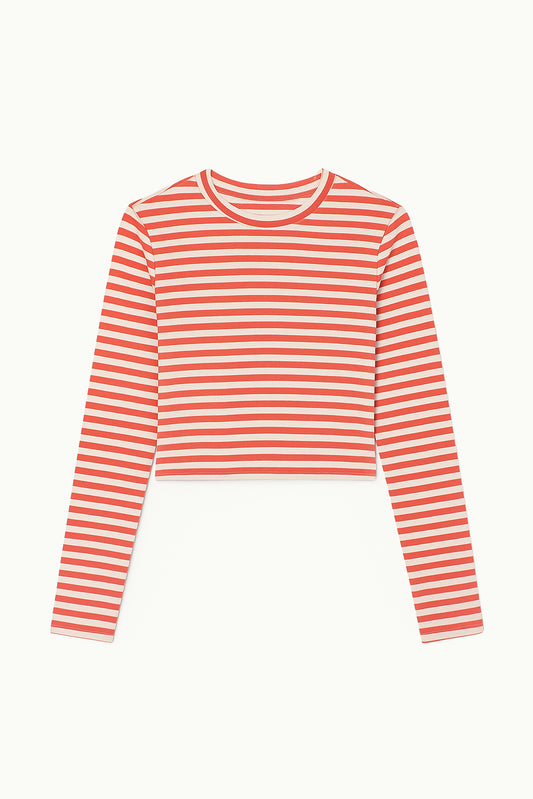 %100  PAMUK ÇİZGİLİ BASIC ÖRME TSHIRT