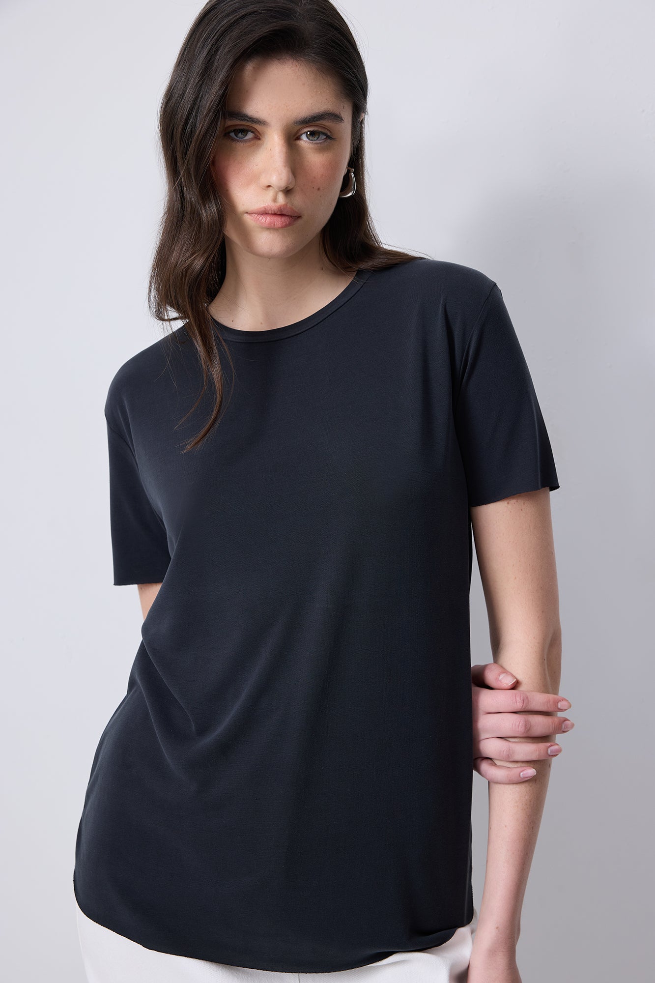 %100 PAMUKLU BASIC MODAL T-SHIRT