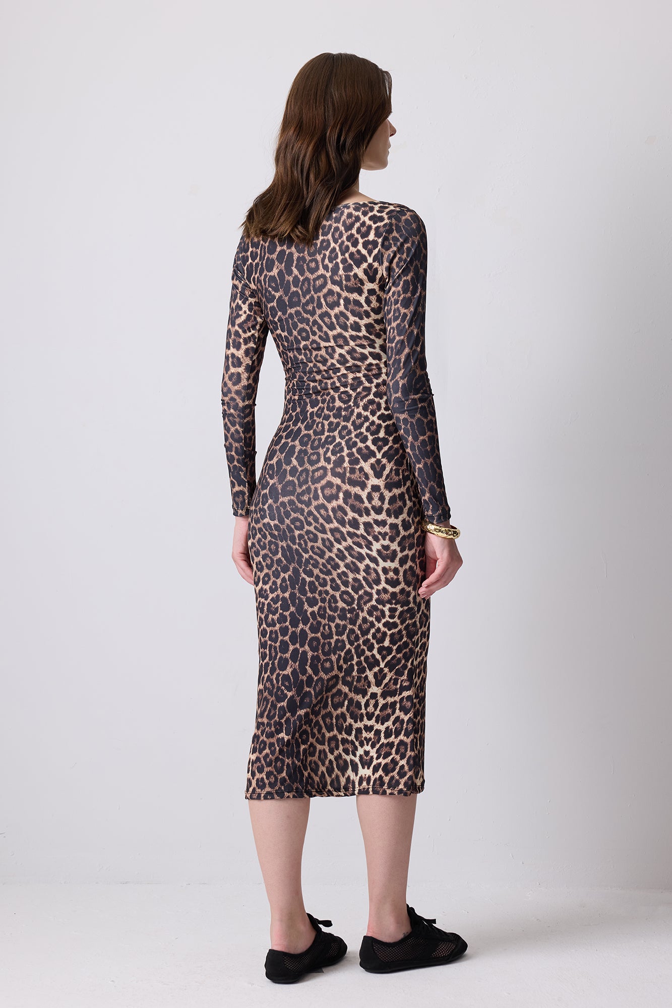 LEOPAR DESENLİ ELBİSE