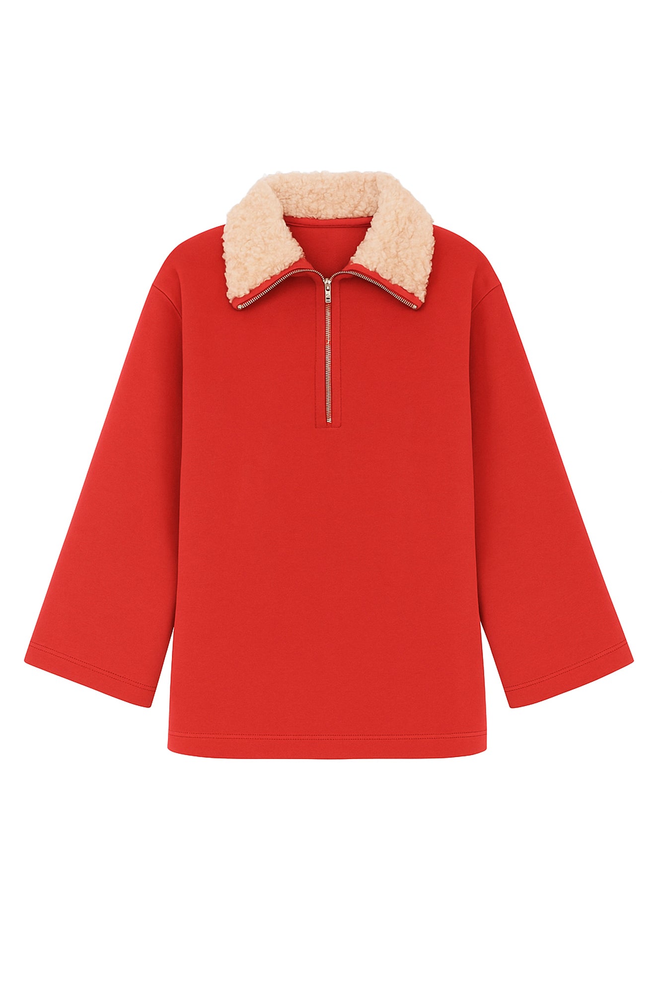 YAKASI KÜRKLÜ SWEATSHIRT