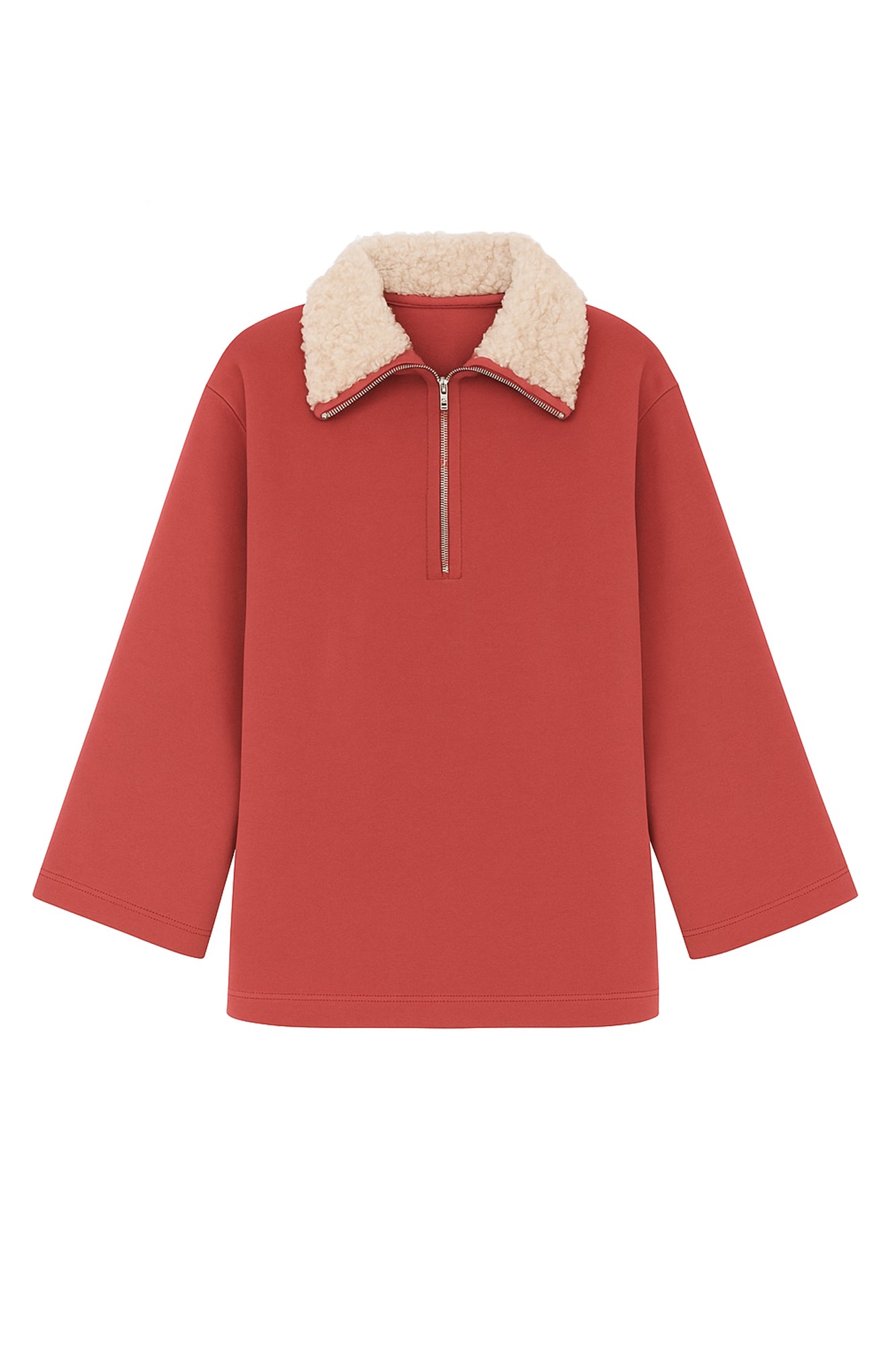 YAKASI KÜRKLÜ SWEATSHIRT