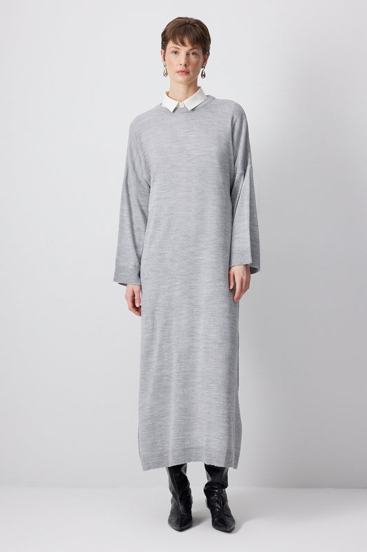 OVERSIZE TRİKO ELBİSE