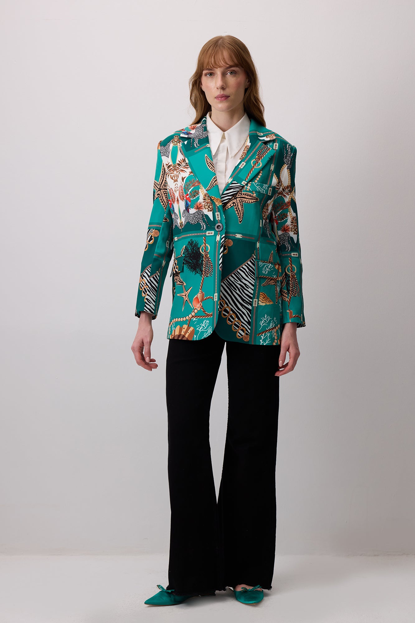 DESENLİ BLAZER CEKET