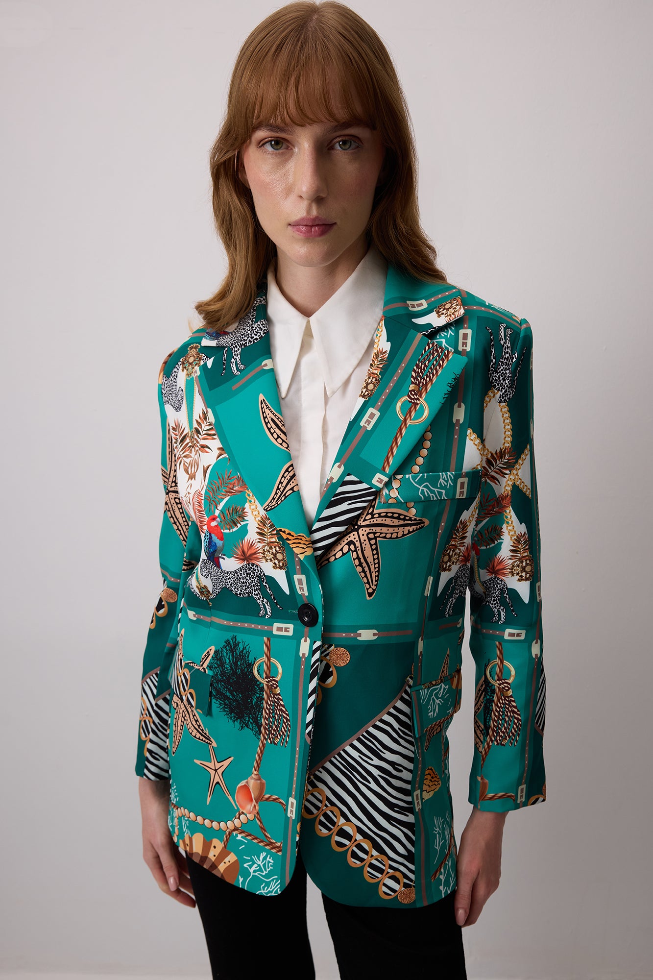 DESENLİ BLAZER CEKET