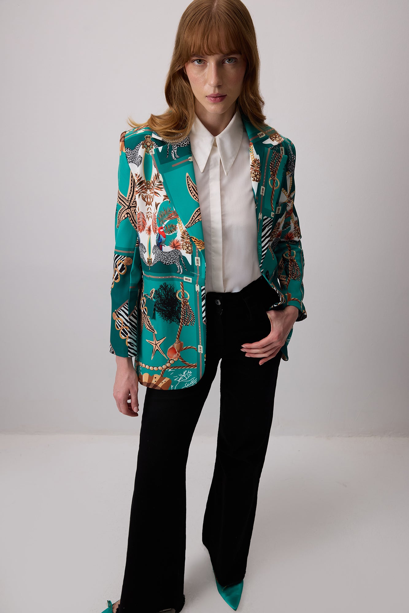 DESENLİ BLAZER CEKET