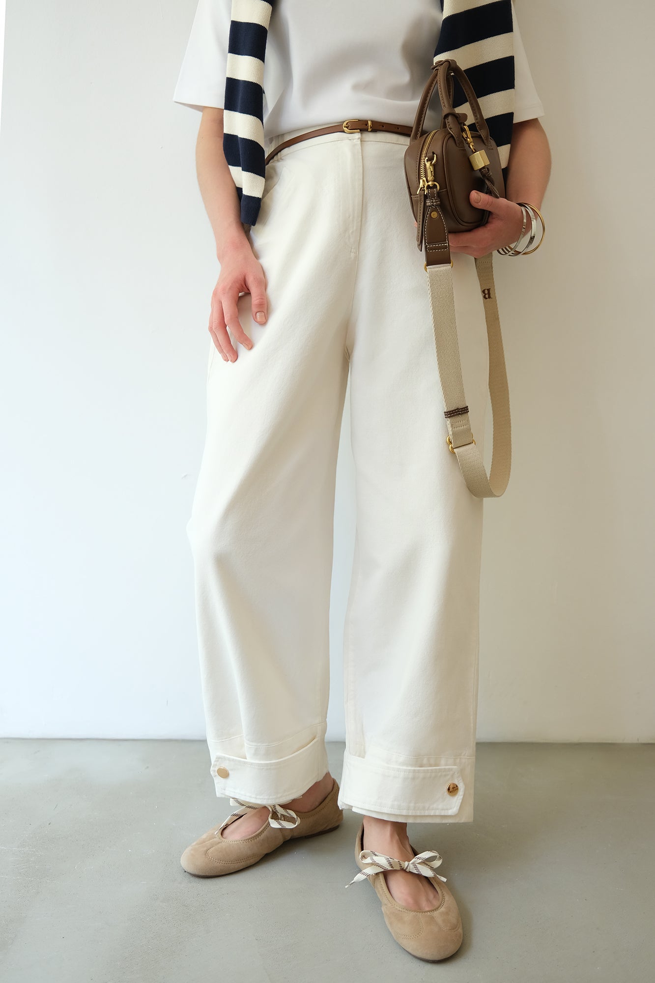 MANŞET DETAYLI GABARDİN PANTOLON